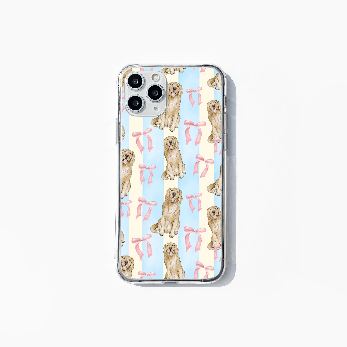 Golden Retriever with Bows Phone Case Insert