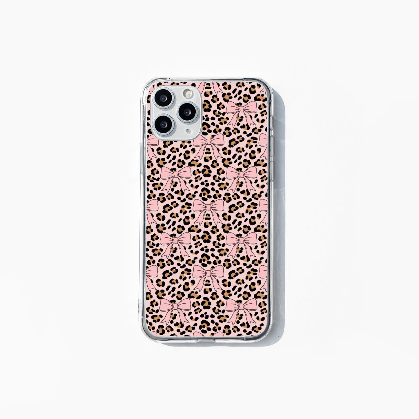 Leopard Print and Bows Phone Case Insert